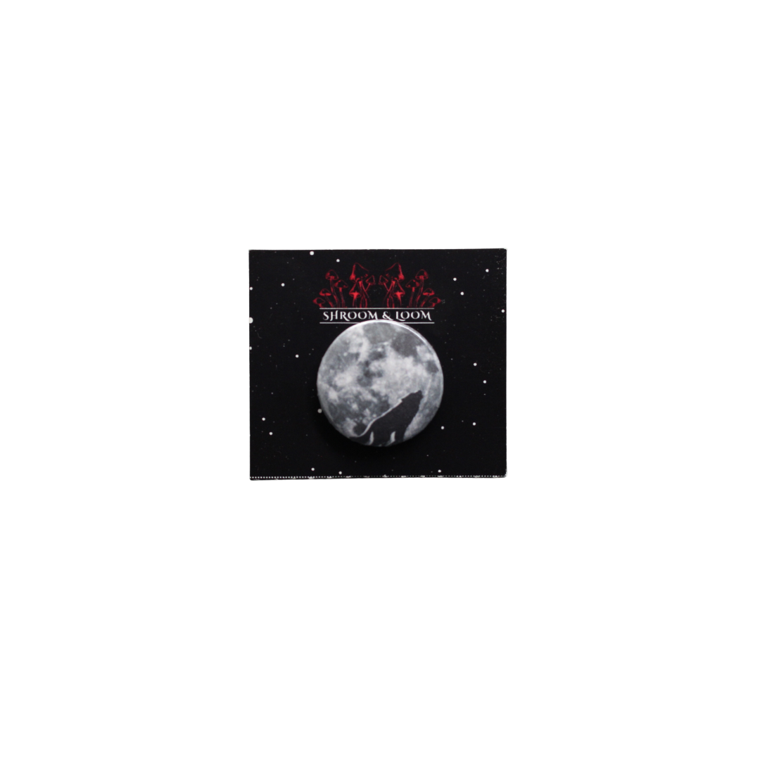Moon Wolf Pin